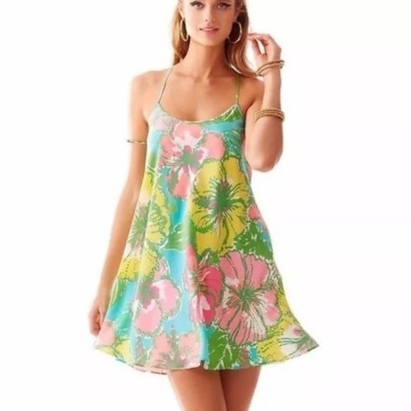 Lilly Pulitzer Maisy Silk Strappy Racerback Dress